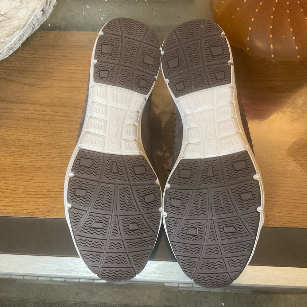 SKECHERS WOMENS  SEAGER-PROSPECT-MOC TOE WHIPSTITCHED LACE UP SNEAKERS 9.5 NEW - Picture 7 of 7